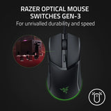 Razer cobra gaming mouse: 58g gen-3 optical switches chroma rgb lighting, mice