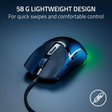 Razer cobra gaming mouse: 58g gen-3 optical switches chroma rgb lighting, mice