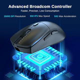 Redragon 3-mode wireless gaming mouse m815pro mouse pads