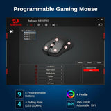 Redragon 3-mode wireless gaming mouse m815pro mouse pads