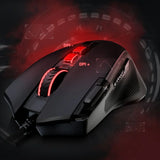 Redragon m612 predator rgb optical gaming mouse keyboard & mouse wrist rests