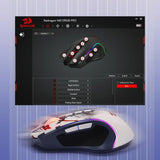 Redragon m612ak pro rgb anime gaming mouse 8000 dpi wired/wireless optical