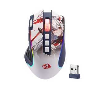Redragon m612ak pro rgb anime gaming mouse 8000 dpi wired/wireless optical