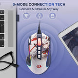 Redragon m612ak pro rgb anime gaming mouse 8000 dpi wired/wireless optical
