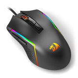 Redragon m613-rgb trident lite wired gaming mouse (black) mouse pads
