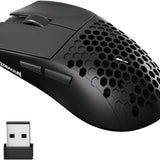 Redragon m725 honeycomb shell gaming mouse wireless ultra lightweight 49g, mice