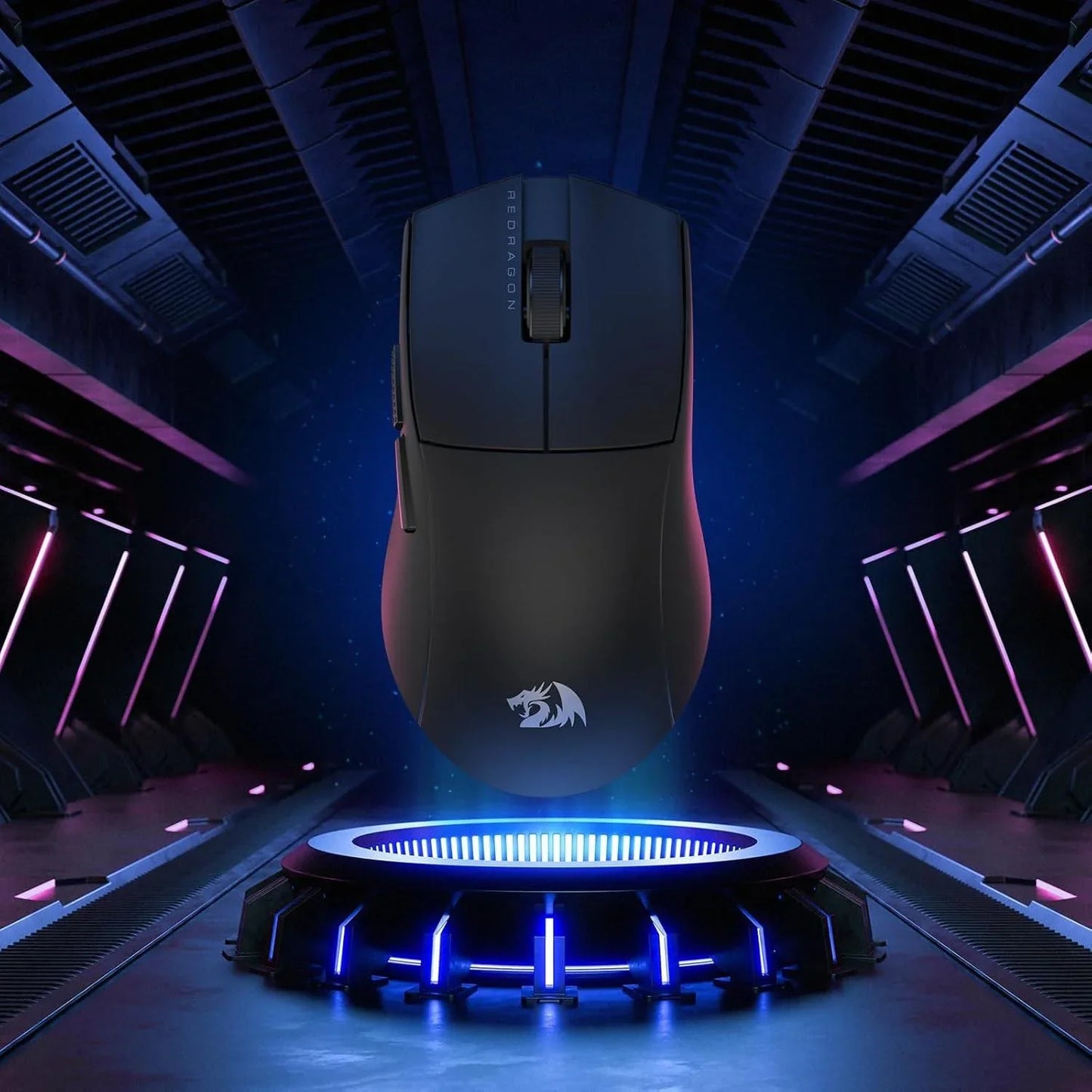Redragon m916 pro 3-mode wireless gaming mouse 4k (26000 dpi) mouse pads