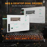 Attack shark r68 he 60% wired rapid trigger 8k mechanical rgb gaming keyboard