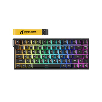 Attack shark r82 he rapid trigger wired mechanical gaming keyboard tkl nkro