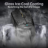 Attack shark x11 ultra 8k carbon fiber wireless gaming mouse with 42000
