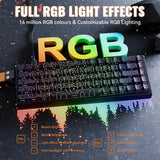 Attack shark x68max he wired rapid trigger mechanical creamy tkl rgb gaming