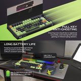 Fantech mk921 maxfit8 qmk mechanical keyboard pink keyboards