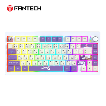 Fantech mk921 maxfit8 qmk mechanical keyboard pink keyboards
