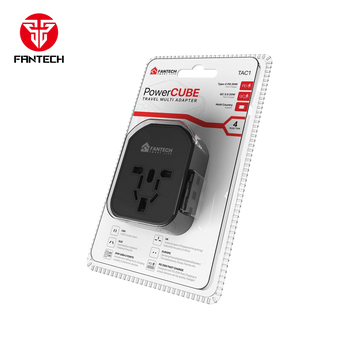 Fantech tac1 power cube travel multi adapter travel plug adapters