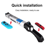 Gun shape handgrip feeling joystick for nintendo switch 2/1pcs