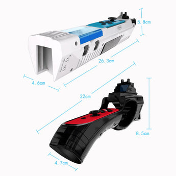 Gun shape handgrip feeling joystick for nintendo switch 2/1pcs
