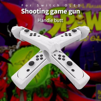 Gun shape handgrip feeling joystick for nintendo switch 2/1pcs