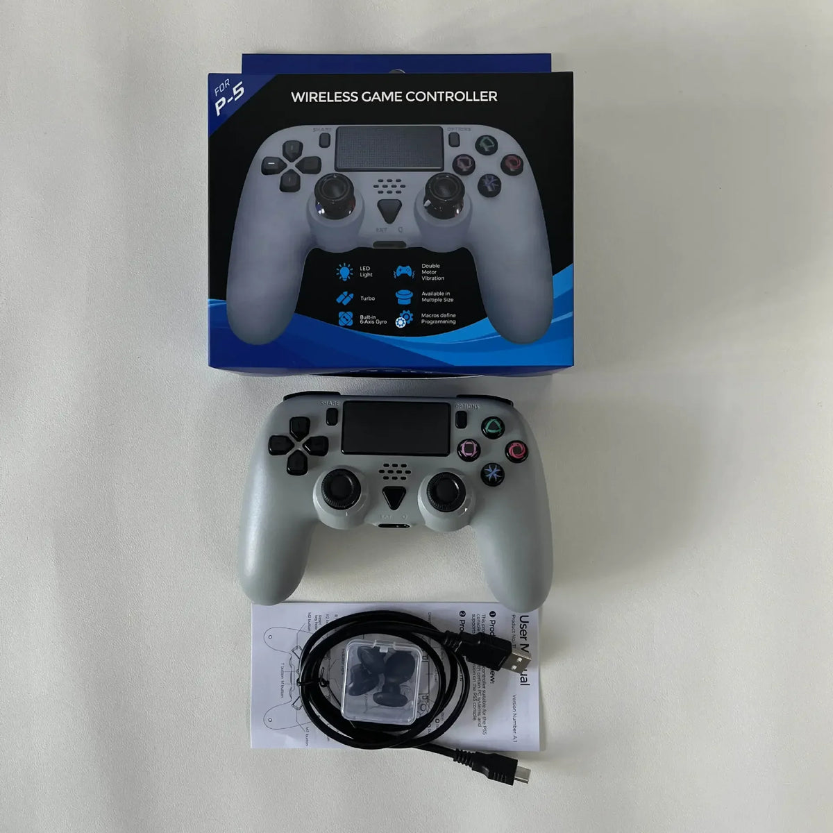 Dobe wireless controller for ps5/ps5 slim universal bt game controller for sony playstation ps5 game console joysticks
