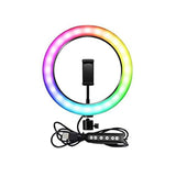 Portable MJ26 12’’ RGB Desktop Soft LED Ring Light Streaming