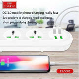 Earldom earldom es-sc03 power socket 4usb 2500w / 2.1a 200cm - eu