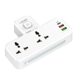 Ldnio sc2311 power strip with 2 ac outlets 2usb usb-c 2500w