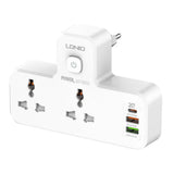 Ldnio sc2311 power strip with 2 ac outlets 2usb usb-c 2500w