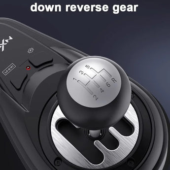 Pxn a7 racing wheel gear shifter 6 +1 shifter metal disk with handbrake button