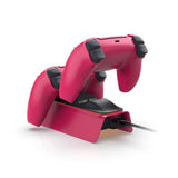 Stardust red handle dual charger base tp5-0521r