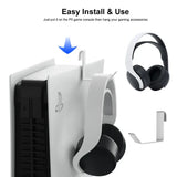 Ys-p5181 for ps5 host wall hanger base charging stand bracket for wall storage