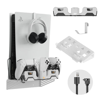 Ys-p5181 for ps5 host wall hanger base charging stand bracket for wall storage