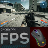 Redragon COBRA M711 FPS Flawless sensor LK Optical Switch 32000DPI Mouse