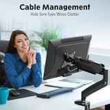 Redragon GMK914 Single Monitor Mount Stand Gas Spring Adjustable Arms with VESA