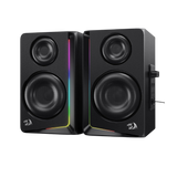 Redragon GS812 Wireless RGB Wooden Desktop Speakers 2.0 Channel Bookshelf