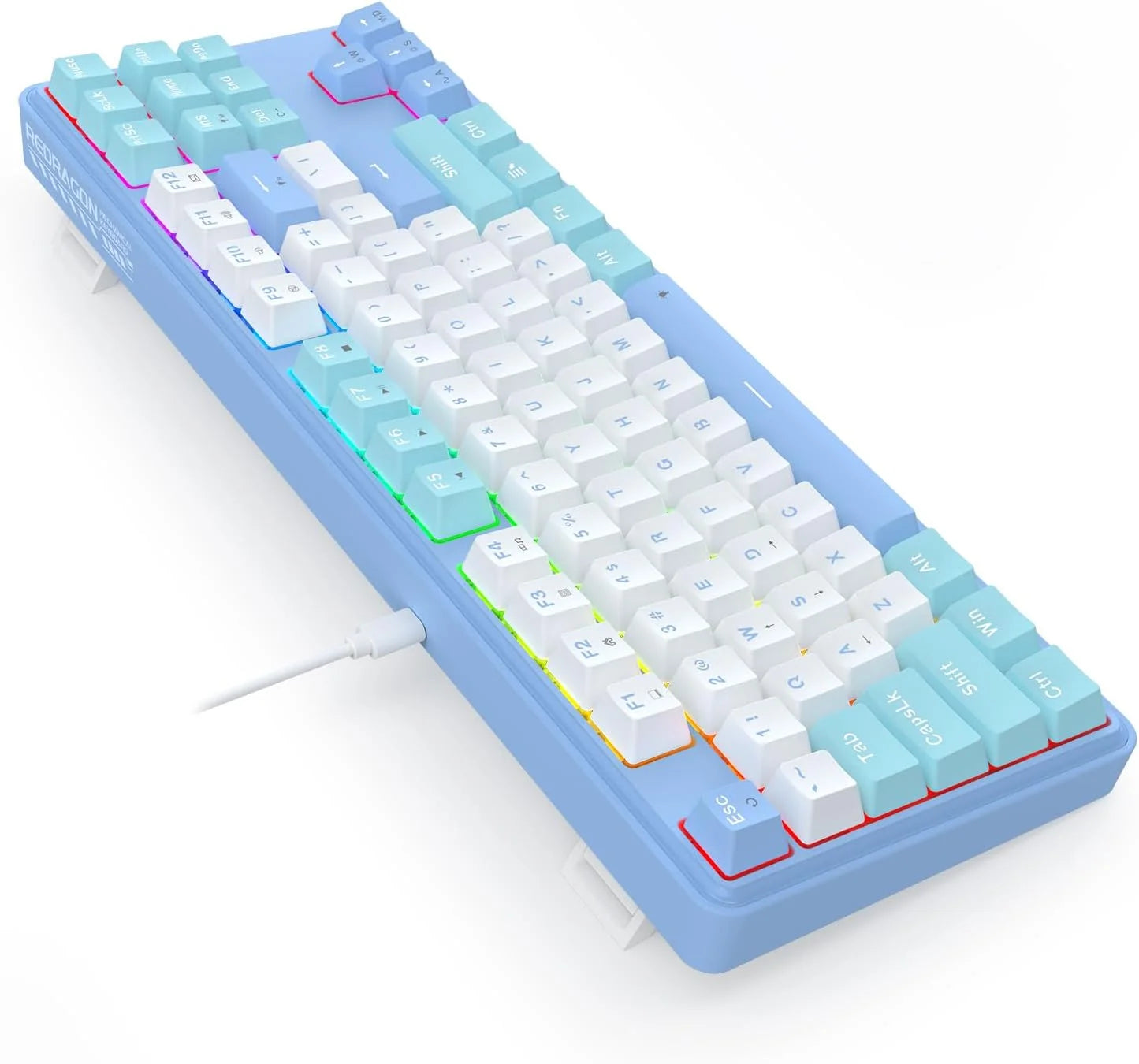 Redragon k707 80% wired gasket rgb gaming keyboard