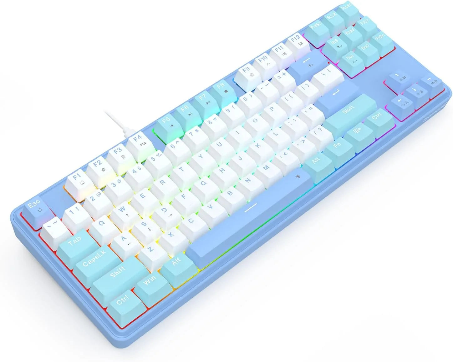 Redragon k707 80% wired gasket rgb gaming keyboard