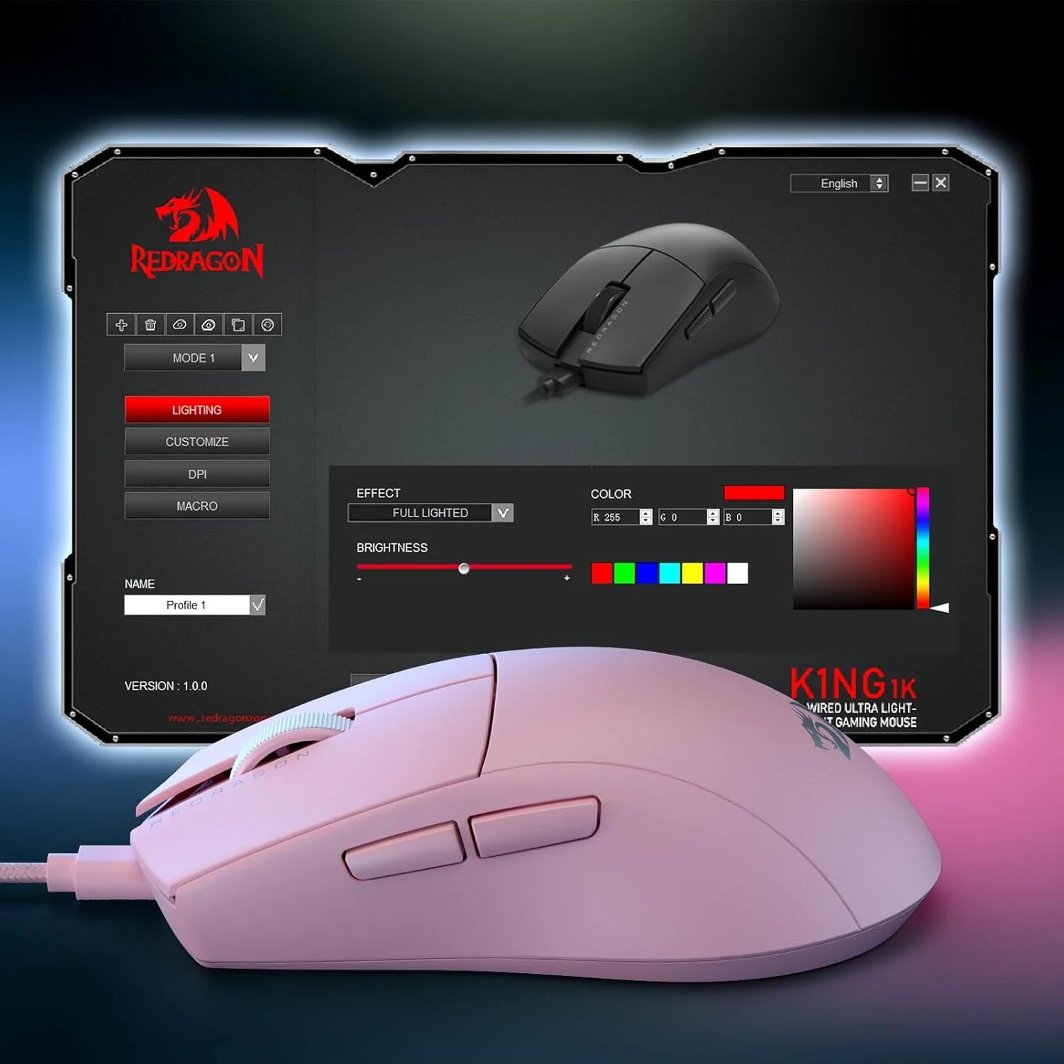Redragon m724 wired gaming mouse