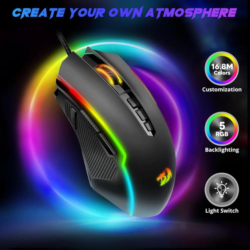 Redragon m910 ranger rgb gaming mouse JOD 15