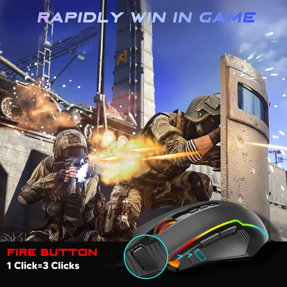 Redragon m910 ranger rgb gaming mouse JOD 15