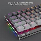 Redragon Shaco K641 PRO 65% Aluminum RGB Mechanical Keyboard 3 Mode 68 Keys