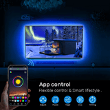RGB LED Strip light RGB5050 Led with APP Control Lightning