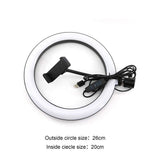 Ring Light 26cm with tripod for Multiple Uses Streaming