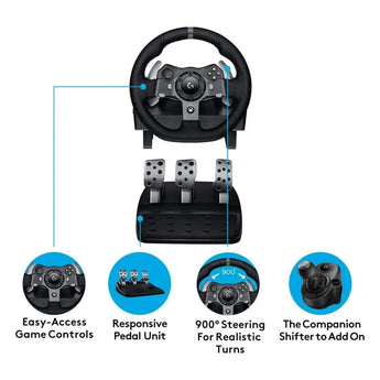 Logitech g920 racing gear for xbox series x|s xbox one and pc