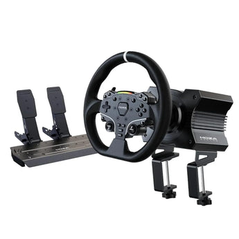 Moza r5 wheel and pedals kit racing simulator 5.5nm direct drive