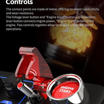 Pxn cb1 racing button box pc usb simulation racing instrument center control
