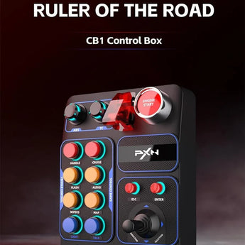 Pxn cb1 racing button box pc usb simulation racing instrument center control