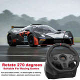 Pxn v900 gaming steering wheel with linear pedals