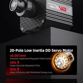 Pxn vd4 bundle f gaming sim racing wheel direct drive servo motor base 4nm