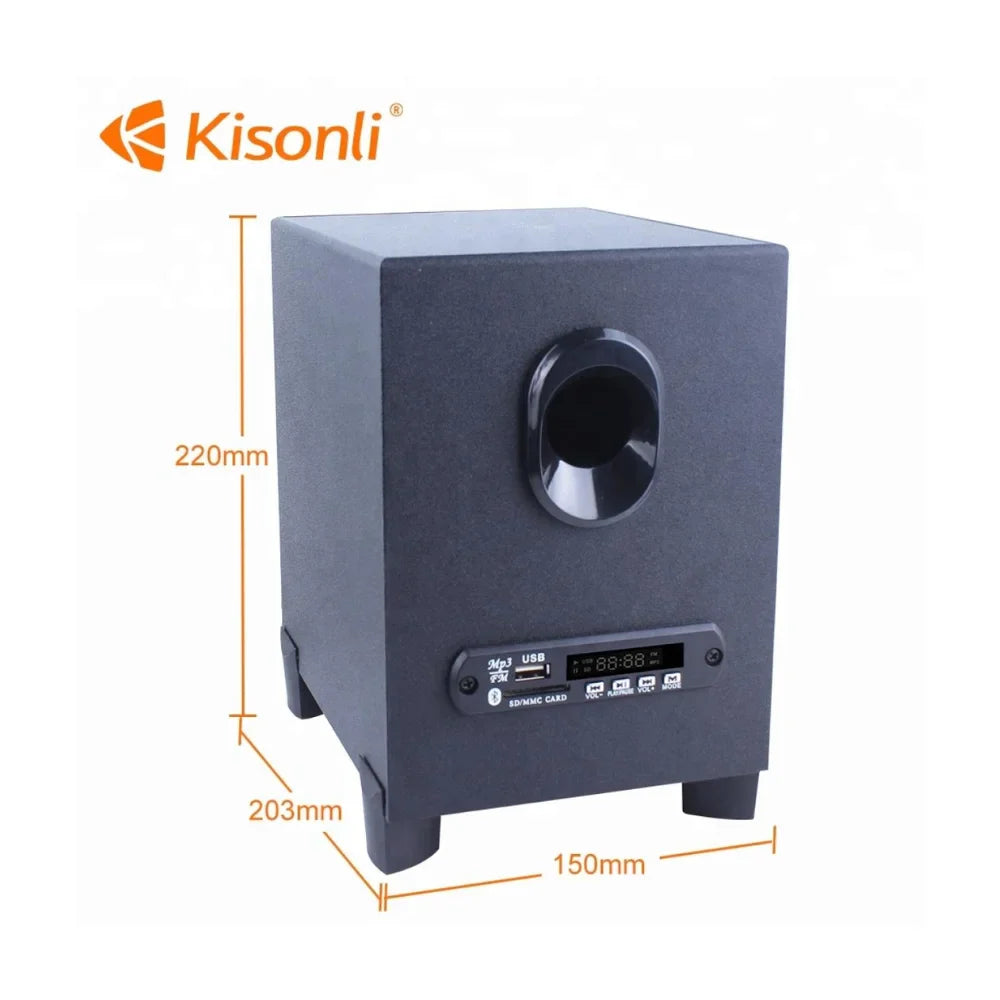 Kisonli tm-6000u creative speakers acoustic energy 2.1 home theater speaker