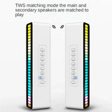 M8 wireless tws bluetooth speaker atmosphere rhythm light rgb led