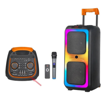 Ndr-1097 high quality professional sound eq party portable wireless trolley